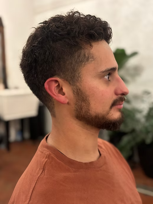 Clipper curly hair fade haircut Albuquerque NM